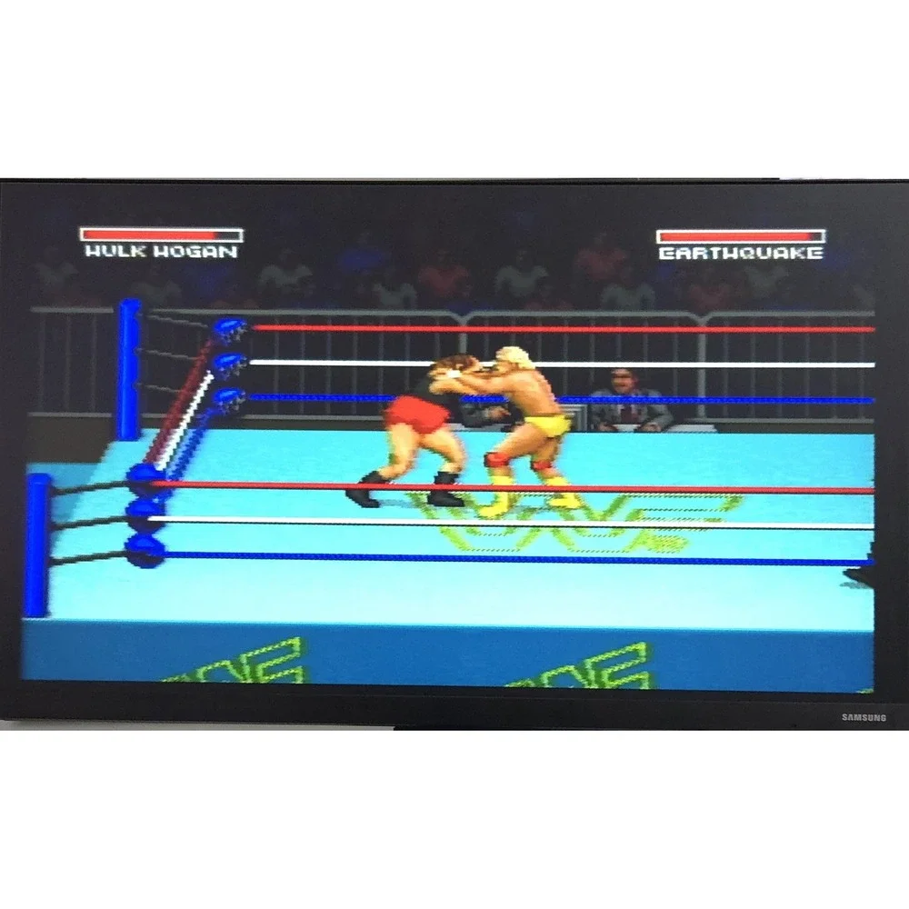 WWF Super‎ WrestleMania (Super Nintendo SNES 1992) Cartridge - Tested & WORKS